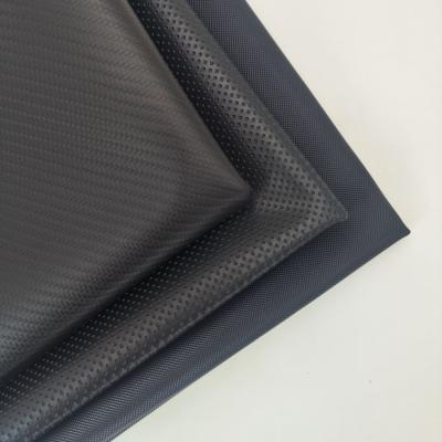 Китай Bi Stretch PVC кожа для автомобильных сидений покрытия устойчивый черный цвет продается