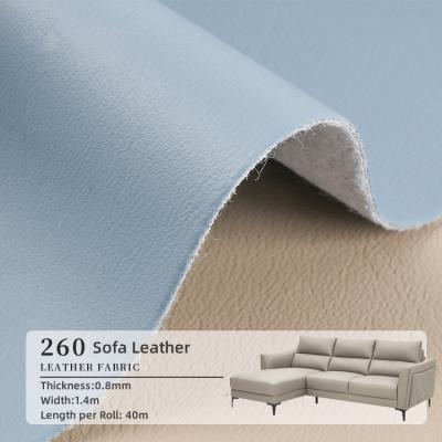 Chine 0Épaisseur 0,8 mm cuir en PVC brossé à grains fins avec support en tissu pour meubles à vendre