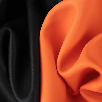 China Cuero de PVC suave para muebles Tapicería Texturas Tejido de cuero de Napa en venta
