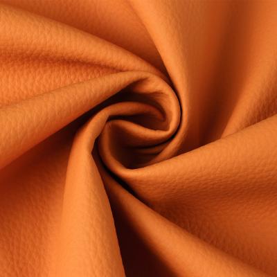 China High End PVC Sofa Leather 1.0mm Thickness Furniture Litchi Faux Leather for sale