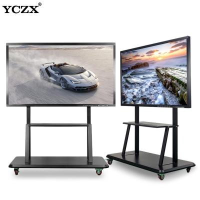 China 75 inch YCZX interactive screen monitor smart electronic writing white board for classroom for sale