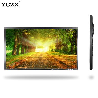 China Android Wall Mounted Touch Screen Interactive Flat Panel LED All In One Interactive Whiteboard For Home for sale
