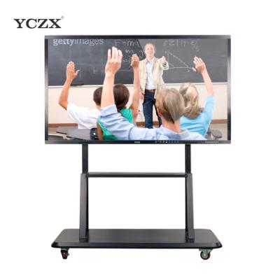 China Wall Mounted Smart Board Interactive Flat Panel With Infrared Touch Screen for sale