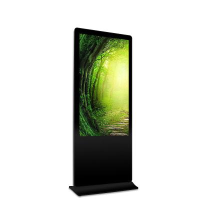 China 55 Inch Android Floor Standing Digital Signage With Aluminum Alloy Frame for sale
