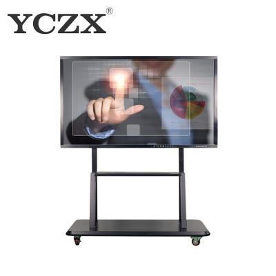 China Black Frame LED IR Interactive Whiteboard Display With Digital Pen for sale