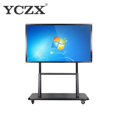 China pantalla táctil multi moderada 4m m del LCD IR del vidrio Whiteboard interactivo 65 pulgadas en venta