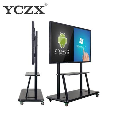 China Floor Standing Touch Screen Interactive whiteboard For Schools / Offices for sale