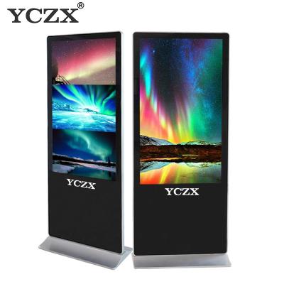 China LED / LCD Indoor Digital Advertising Display With 4cm Ultra Thin Body for sale