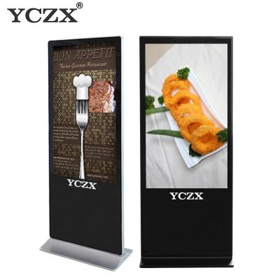 China Commercial Indoor Advertising LED Display 1080P With 10 Points IR Touch Screen for sale