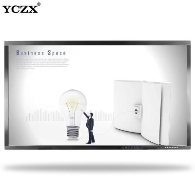 중국 1개의 똑똑한 널 상호 작용하는 Whiteboard에서 65 인치 LCD LED Muilt 터치스크린 감시자 4K HD 전부 판매용