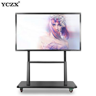 China 20 Points Interactive Flat Panel Led Smart Board Touch Screen Interactive Display for sale