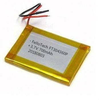China Fellotech 3.7V 700mAh Lithium Ion Polymer Battery For Bluetooth Earphone for sale