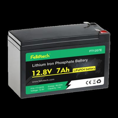 China FT1207E 12V 7AH Lifepo4 Lithium Ion Battery Built With PCM for sale