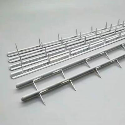 China Sharp Prong Upholstery Metal Tack Strip Galvanized Steel For Sofa Furniture for sale