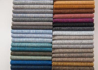 Chine Fabric manufacturer cheap linen look fabric for home deco upholstery sofa linen fabric à vendre