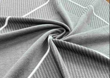 China Wholesale Bed Fabric Black Fabric Mattress Ticking Mattress Fabric Knit 100 Polyester Te koop