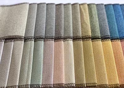 China Materia textil de lino teñida del poliéster de la tela de materia textil de los muebles 240gsm en venta