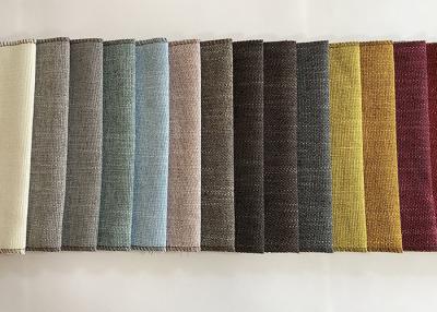 China Brushed Linen Sofa Fabric Faux Slub Effect Home Textile for sale