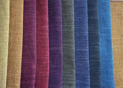 China Tela de tapicería llana de lino tejida del poliéster de la cubierta de los muebles de la tela en venta