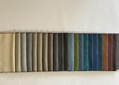 Chine Mélange de toile de coton de toile de ramie de tissu armure toile teint par fil à vendre