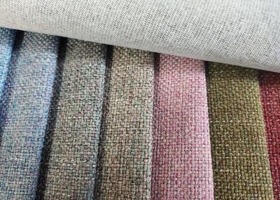 China 100% de Stof van Sofa Fabric Linen Plain Dyed van de polyesterstoffering Te koop