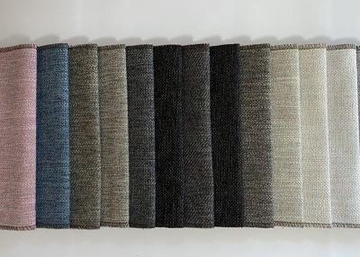 China el hilado 330gsm teñió la tela tejida, tela de tapicería llana del terciopelo del poliéster en venta