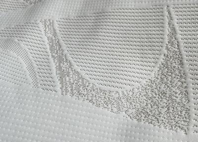China tela feita malha branca do jacquard da tela do colchão do poliéster de 250cm à venda