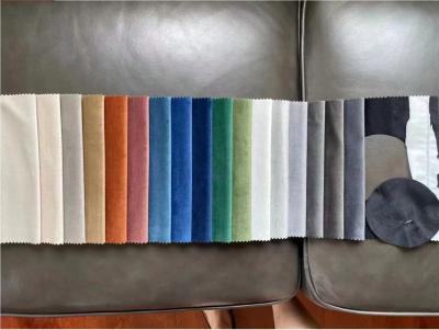China Sofa Felpa Fabric , Tear Resistant Plain Velvet Fabric for sale