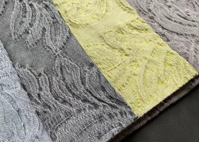 China rasgón de lino 100% del poliéster de la tela del telar jacquar del algodón de los 280cm resistente en venta