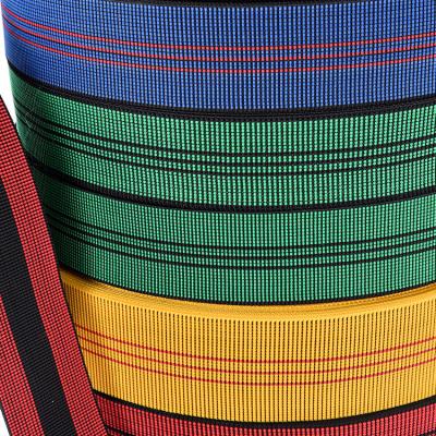 Cina Cinghie elastiche della mobilia del jacquard elastico della tessitura della tappezzeria dei pp in vendita