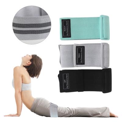 China Gray Latex Yoga Stretching Strap Rehabilitation Training Belt Bands for sale