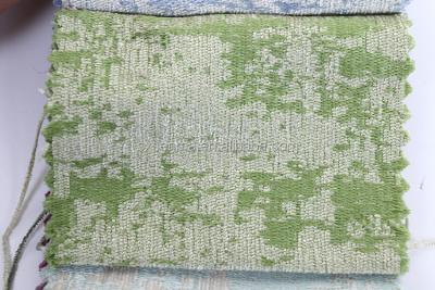 China Shaggy Jacquard Chenille Upholstery Fabric 100% Polyester for sale