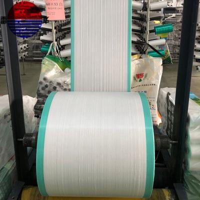 China 60 pulgadas del polipropileno de llano de la tela tejida teñieron el rollo para el bolso del trigo en venta