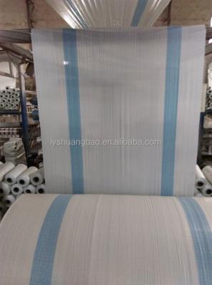 China Polipropileno impermeável sacos tecidos Rolls tecido PP liso à venda