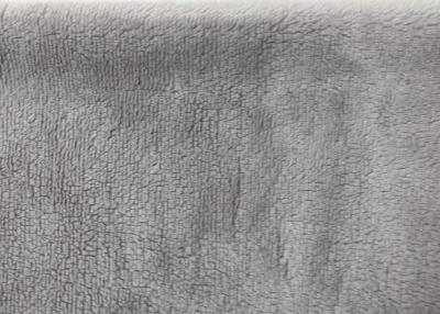 China tela pesada da camurça do falso de 300gsm Gray Ultrasuede Fabric Skin Affinity à venda