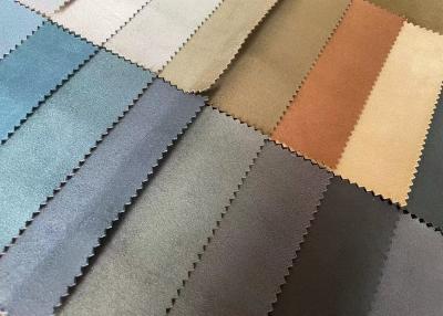 China Microfiber-Faux-Veloursleder-Sofa Fabric-Polyester 100% für die Mikroschuh-Herstellung zu verkaufen
