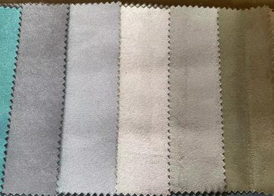 Chine Poly tissu simili cuir de suède de velours de 100% pour Sofa Upholstery à vendre
