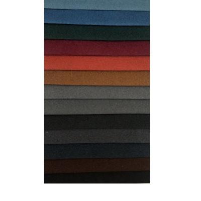China Polyester-Samt-Sofa Fabric Warp Knitting Imitations-Veloursleder 100% zu verkaufen
