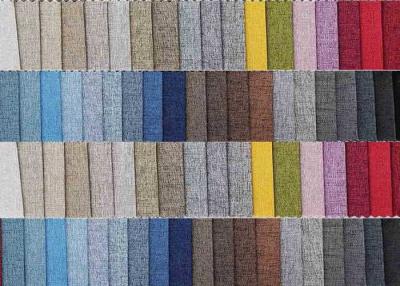 China Dobby Texture Linen Upholstery Fabric For Sofa Furniture Multi Color for sale