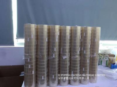 中国 35ミクロン70ミクロンの床の印テープ、アクリルの付着力BOPP包装テープ 販売のため
