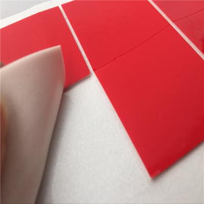 China 0.5mm-2mm Die Cut Adhesive Tape , Red 3M PE Foam Squares for sale