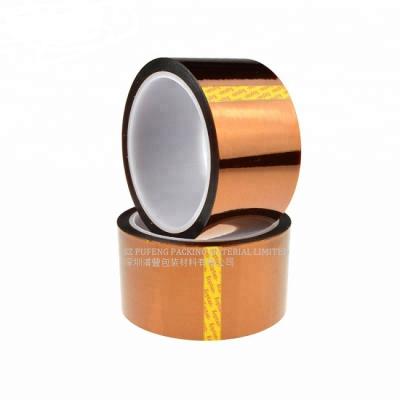 China 240C 0.12 Micron Kapton Polyimide Tape , 0.06mm Double Sided Polyimide Tape for sale