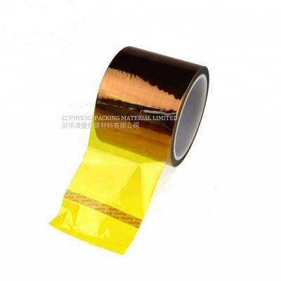 China Polyimide-Band Polyimide-Film-Klebstreifen Kapton Band der kapton-hohen Temperatur 0.06mm zu verkaufen