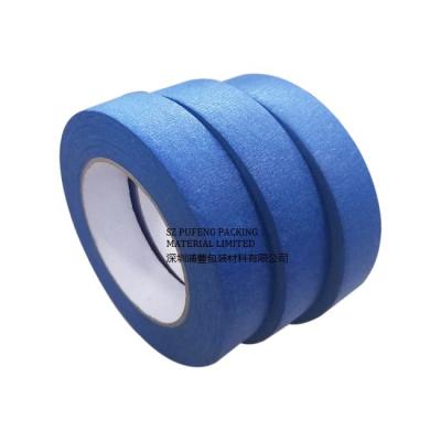 China 2 Inch Raw Material Masking Adhesive Tape Crepe Paper for sale