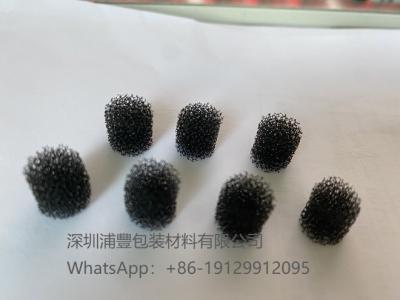 中国 Reticulatedポリウレタン シリンダー泡のエア フィルターは開いた細胞フィルター スポンジを型抜きした 販売のため