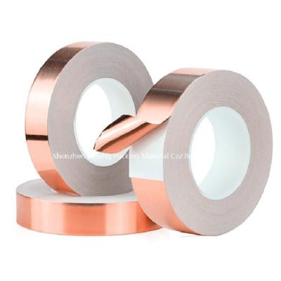 中国 電磁石保護の99.99%銅ホイル テープは伝導性の粘着テープをカスタマイズした 販売のため
