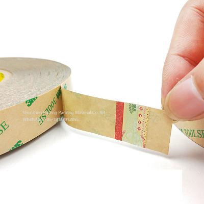 China Cinta adhesiva echada a un lado doble cortada con tintas eléctrica a prueba de calor del ANIMAL DOMÉSTICO de 3M 300LSE de la cinta adhesiva en venta