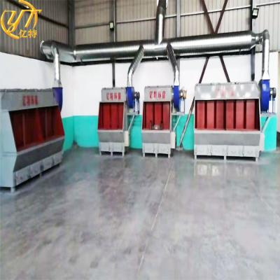 China Industrial Tobacco Cartridge Downdraft Bench Dust Extraction Table for sale