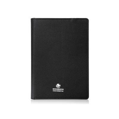 China Promotional Sublimation Customizable Leather A5 Paper Agenda Wireless Phone Charger Journal Notebook for sale