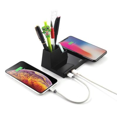 China ABS PMMA Desktop Wireless Charger Stand Over Voltage Protection for sale